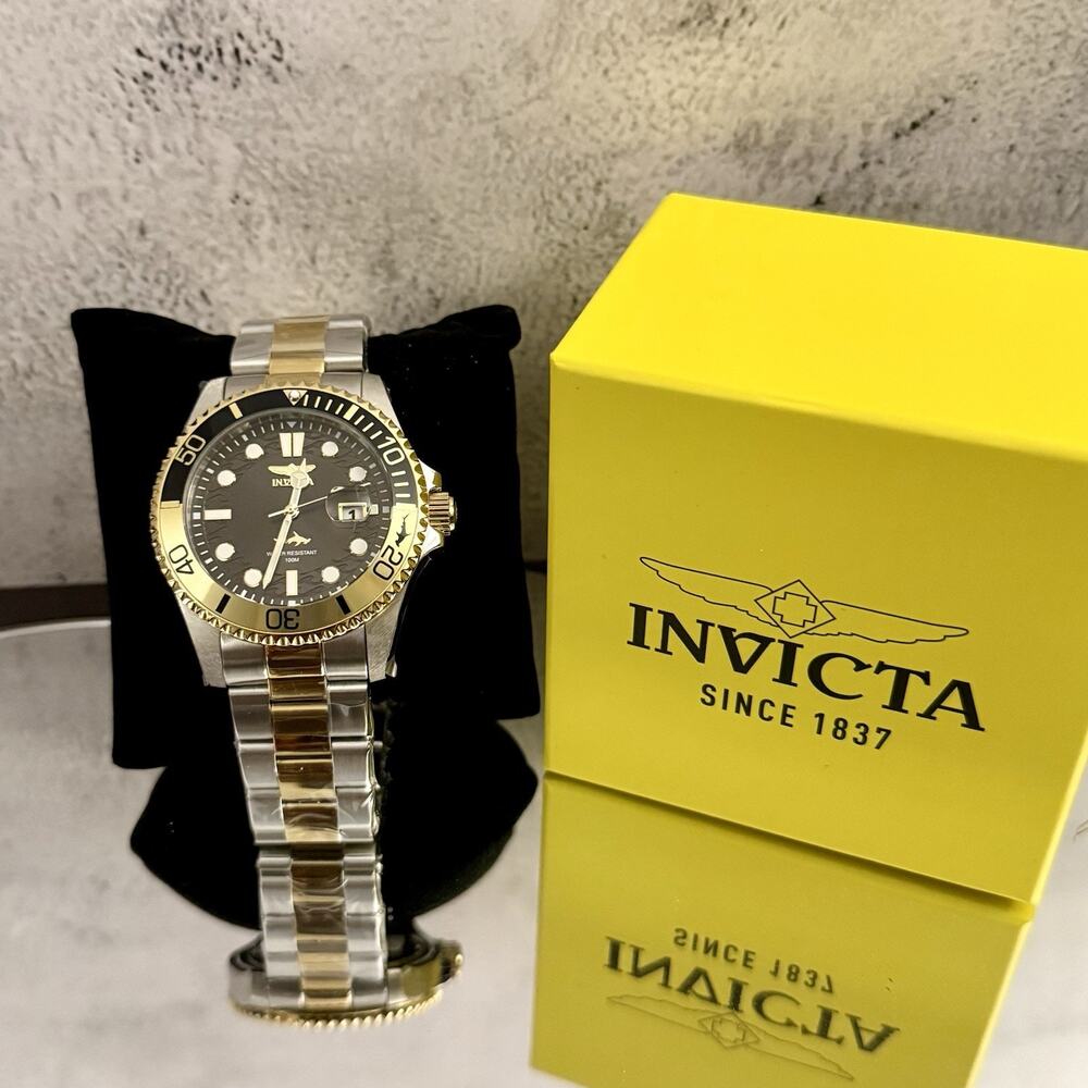 Invicta Pro Diver Men's Watch - 43mm, Steel, Gold(30944)-NEW IN BOX